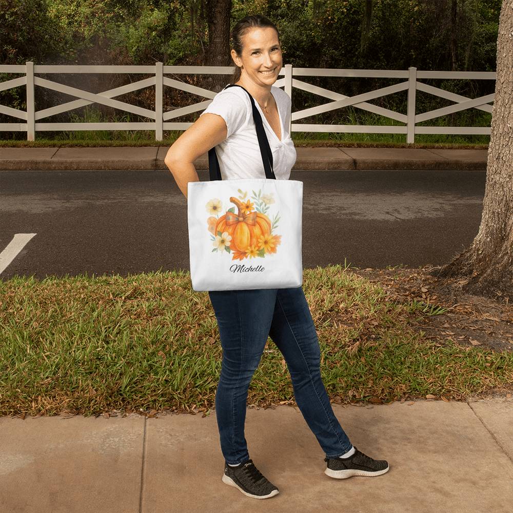 Fall Pumpkin tote bag