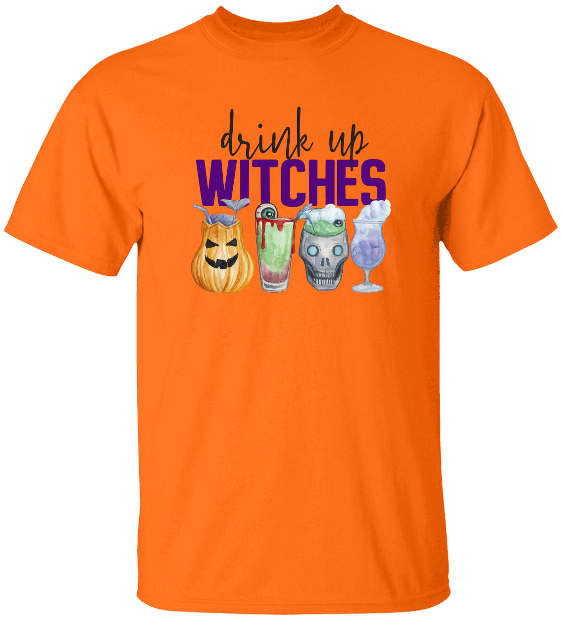 Drink Up Witches Halloween Shirt – Funny Party Tee, Matching Group Costume, Spooky Season Gift, Unisex
