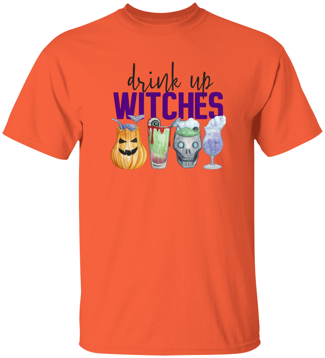 Drink Up Witches Halloween Shirt – Funny Party Tee, Matching Group Costume, Spooky Season Gift, Unisex