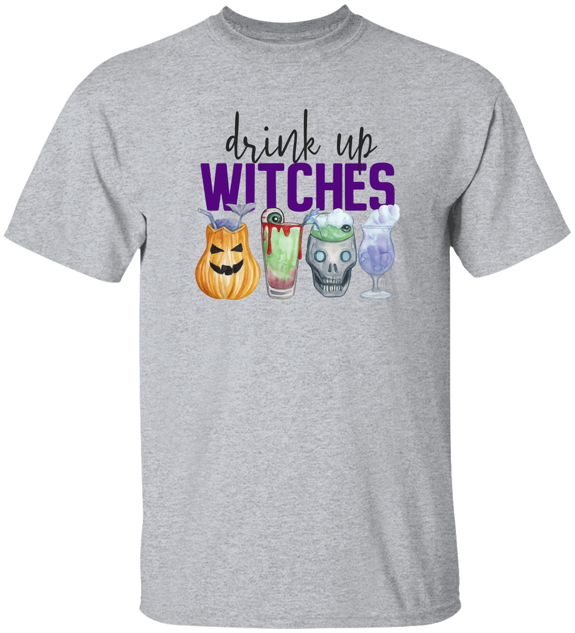 Drink Up Witches Halloween Shirt – Funny Party Tee, Matching Group Costume, Spooky Season Gift, Unisex