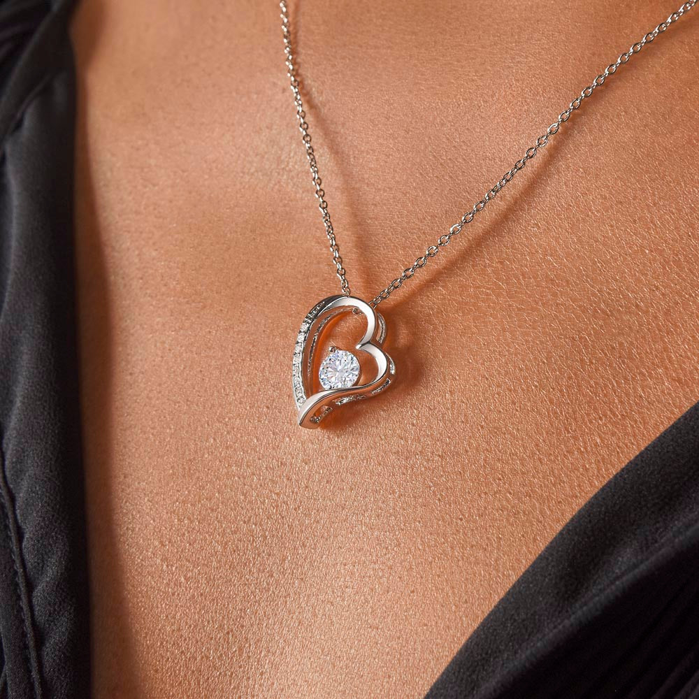 Forever Love Necklace- For Daughter form Mom & Dad