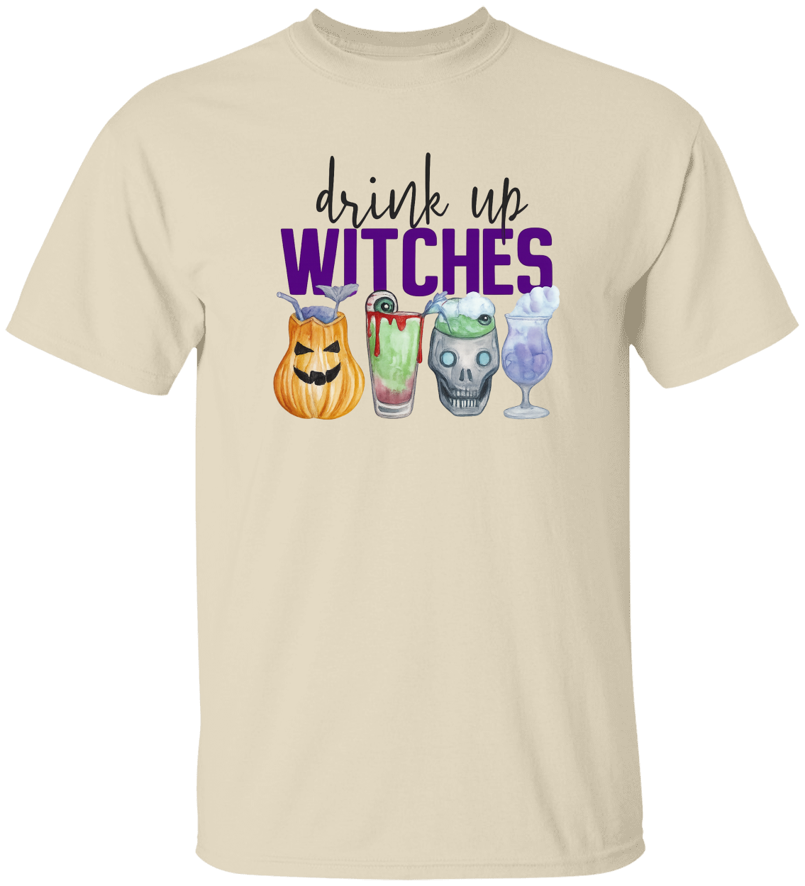 Drink Up Witches Halloween Shirt – Funny Party Tee, Matching Group Costume, Spooky Season Gift, Unisex