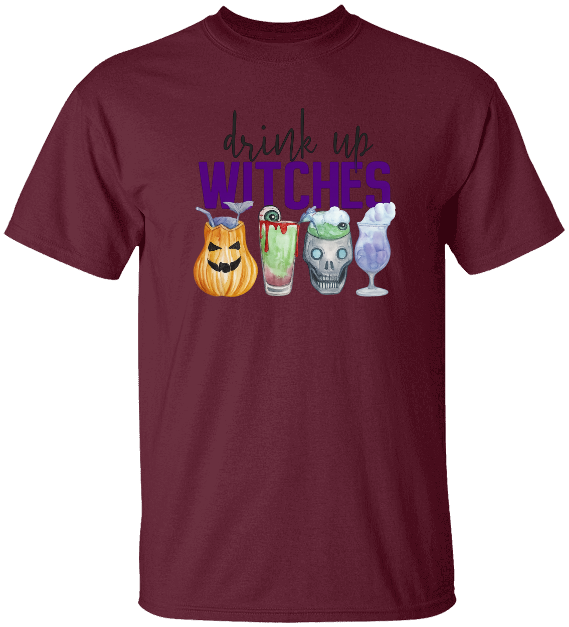 Drink Up Witches Halloween Shirt – Funny Party Tee, Matching Group Costume, Spooky Season Gift, Unisex
