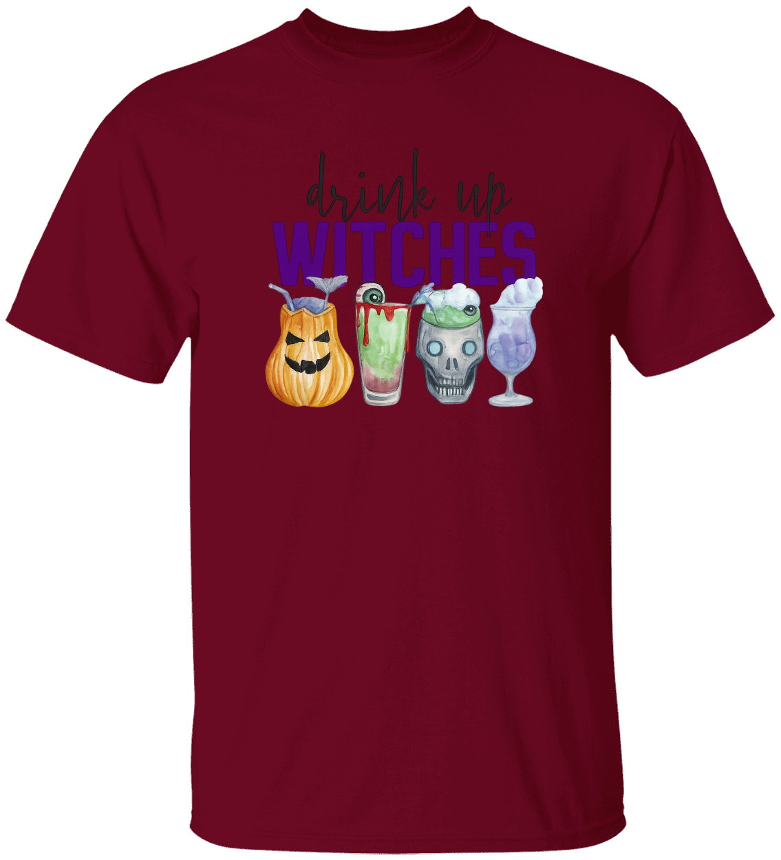 Drink Up Witches Halloween Shirt – Funny Party Tee, Matching Group Costume, Spooky Season Gift, Unisex