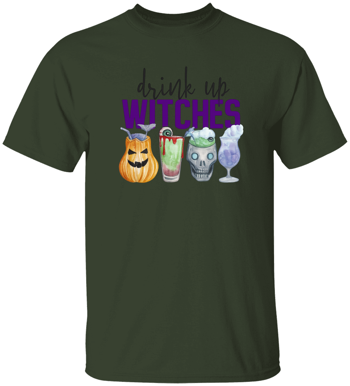 Drink Up Witches Halloween Shirt – Funny Party Tee, Matching Group Costume, Spooky Season Gift, Unisex