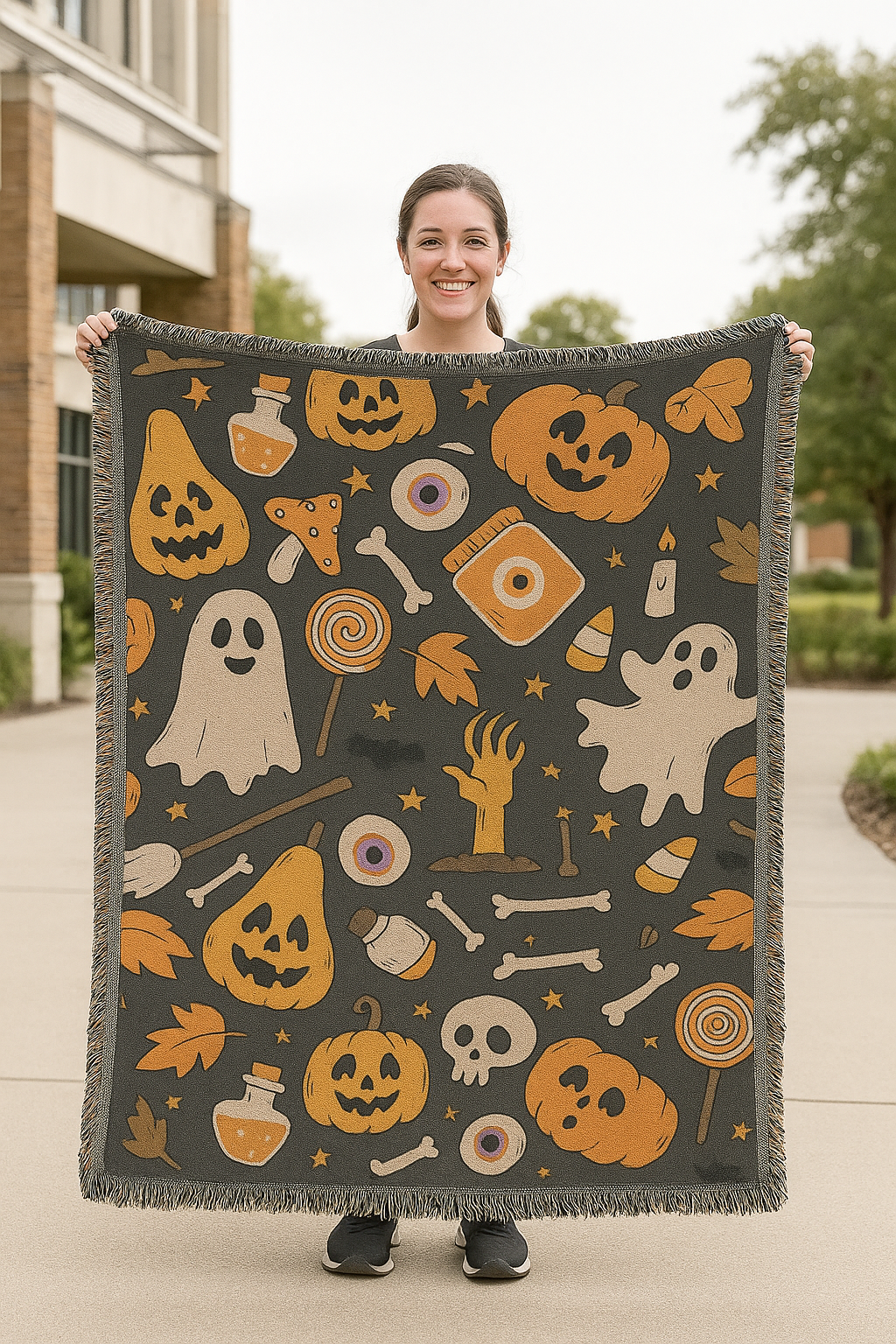 Artwork Heirloom Woven Blanket (Portrait)
