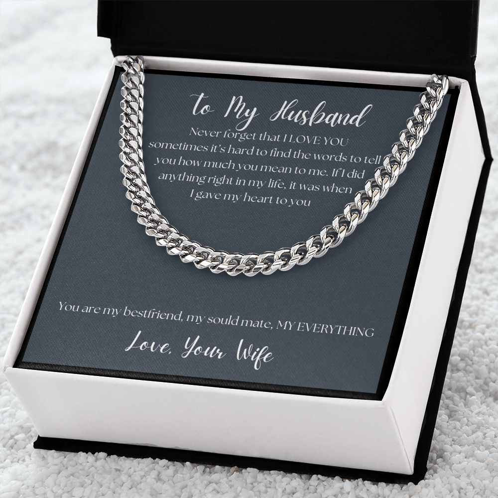 To My Husband - Never forget that I love you