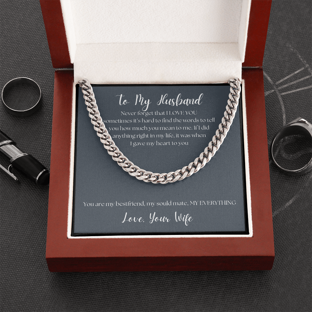 To My Husband - Never forget that I love you