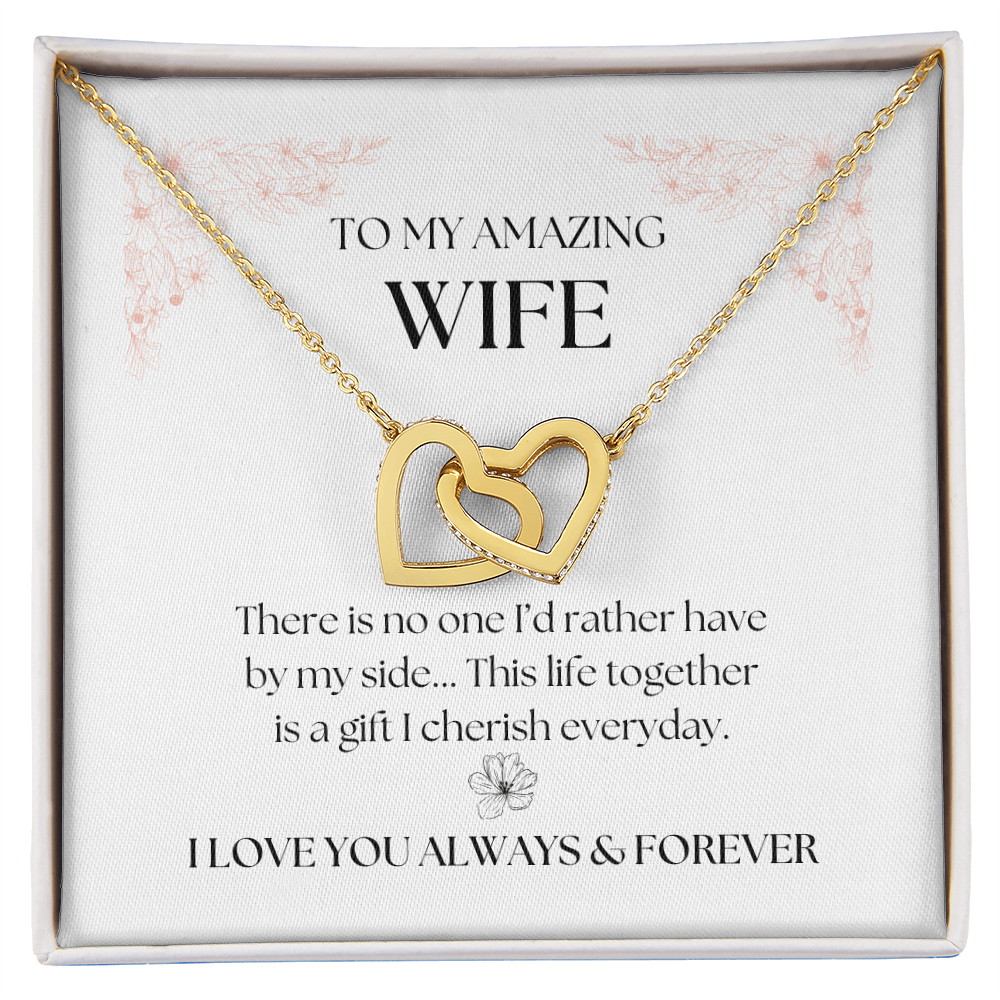 TO MY AMAZING WIFE - THERE IS NO ONE I'D RATHER HAVE BY MY SIDE