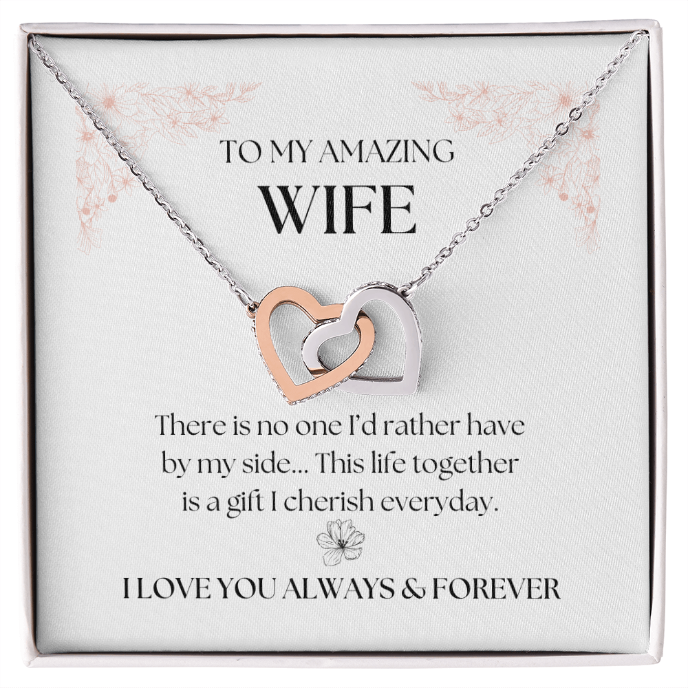 TO MY AMAZING WIFE - THERE IS NO ONE I'D RATHER HAVE BY MY SIDE