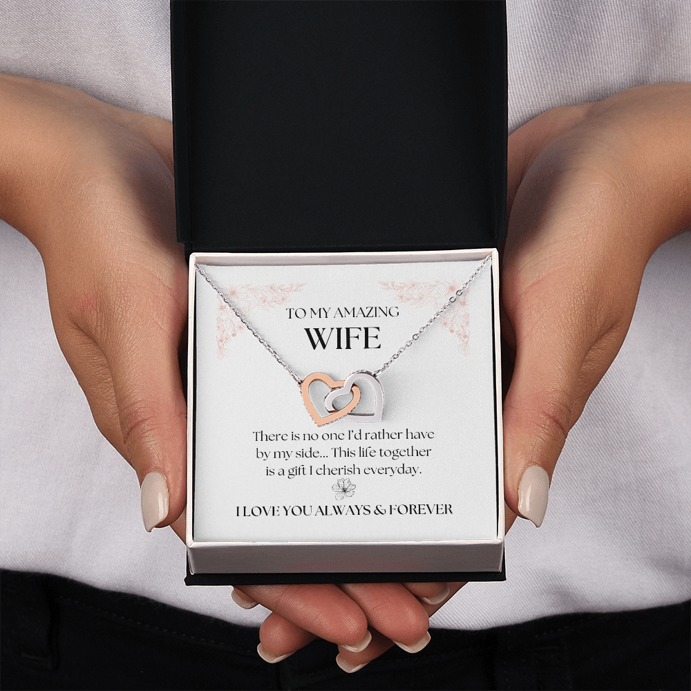 TO MY AMAZING WIFE - THERE IS NO ONE I'D RATHER HAVE BY MY SIDE