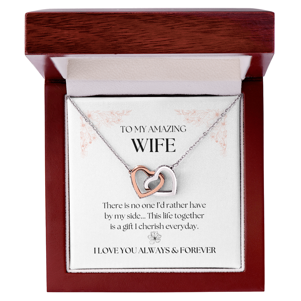 TO MY AMAZING WIFE - THERE IS NO ONE I'D RATHER HAVE BY MY SIDE