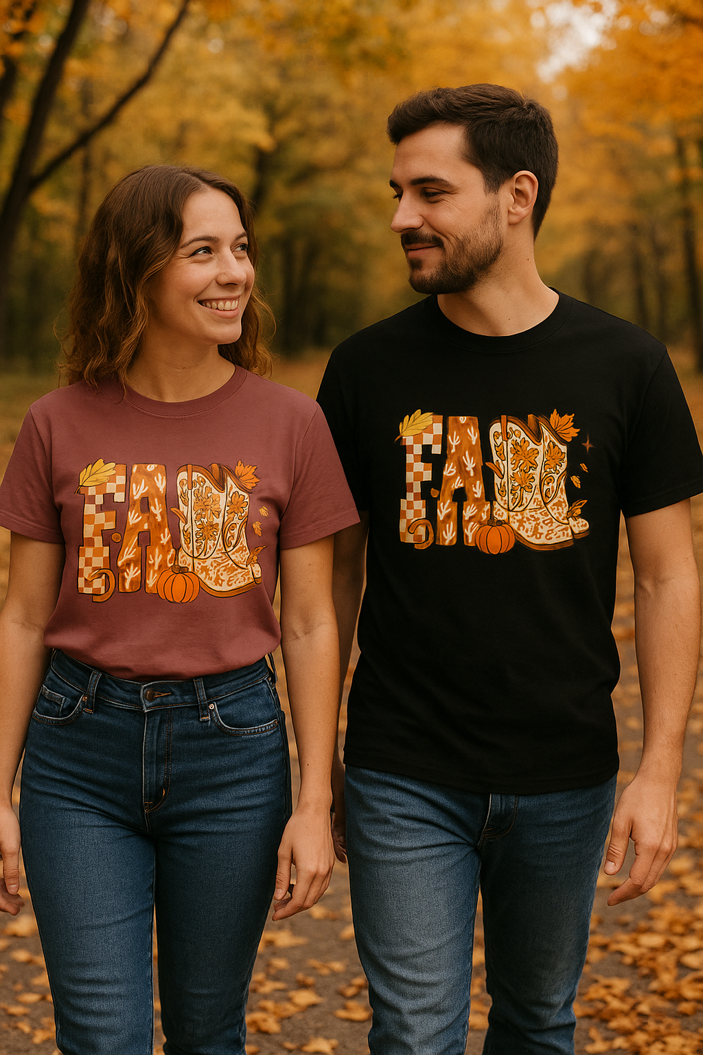 FALL Western Boots Graphic T-Shirt | Comfort Colors Tee