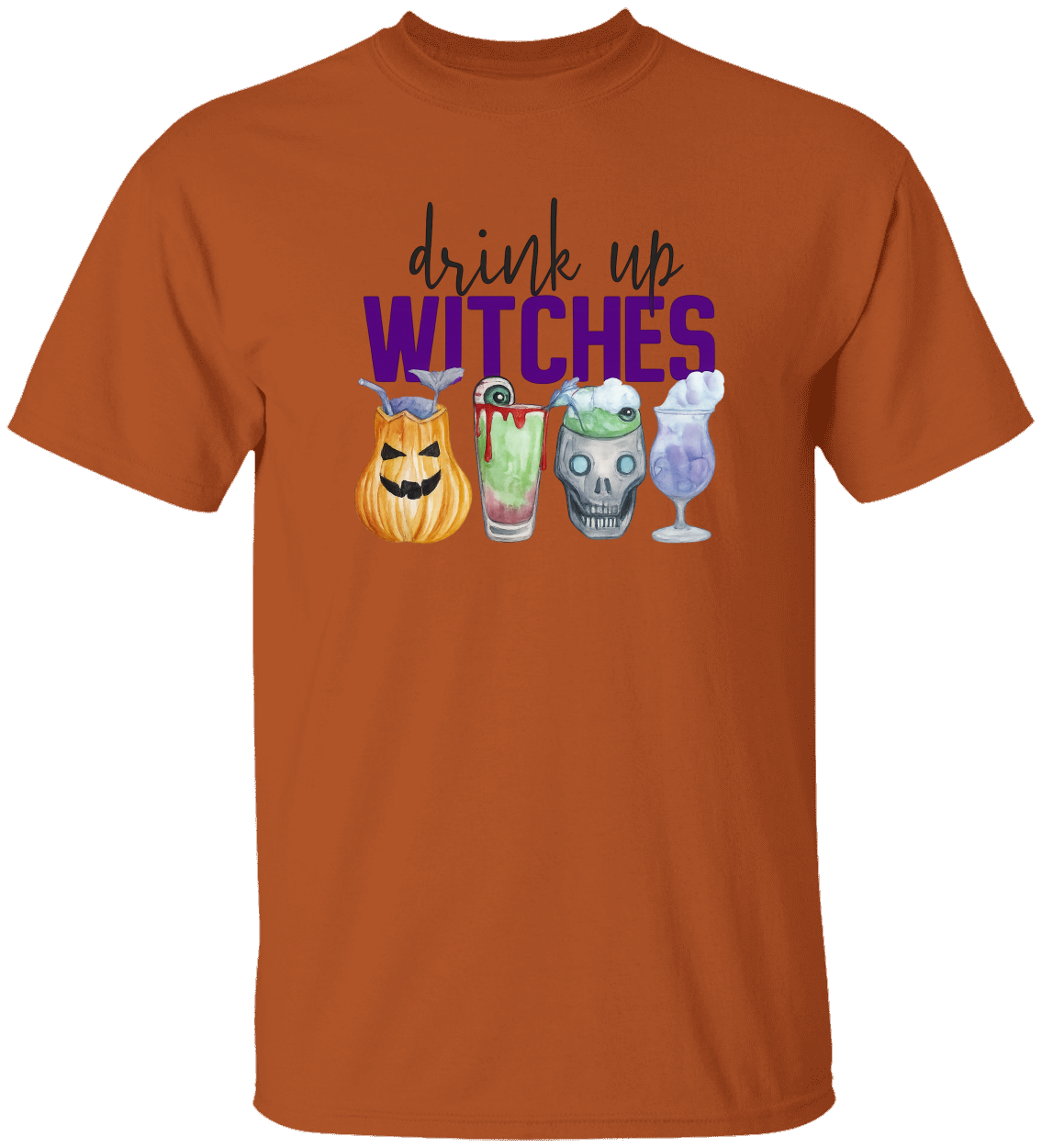 Drink Up Witches Halloween Shirt – Funny Party Tee, Matching Group Costume, Spooky Season Gift, Unisex