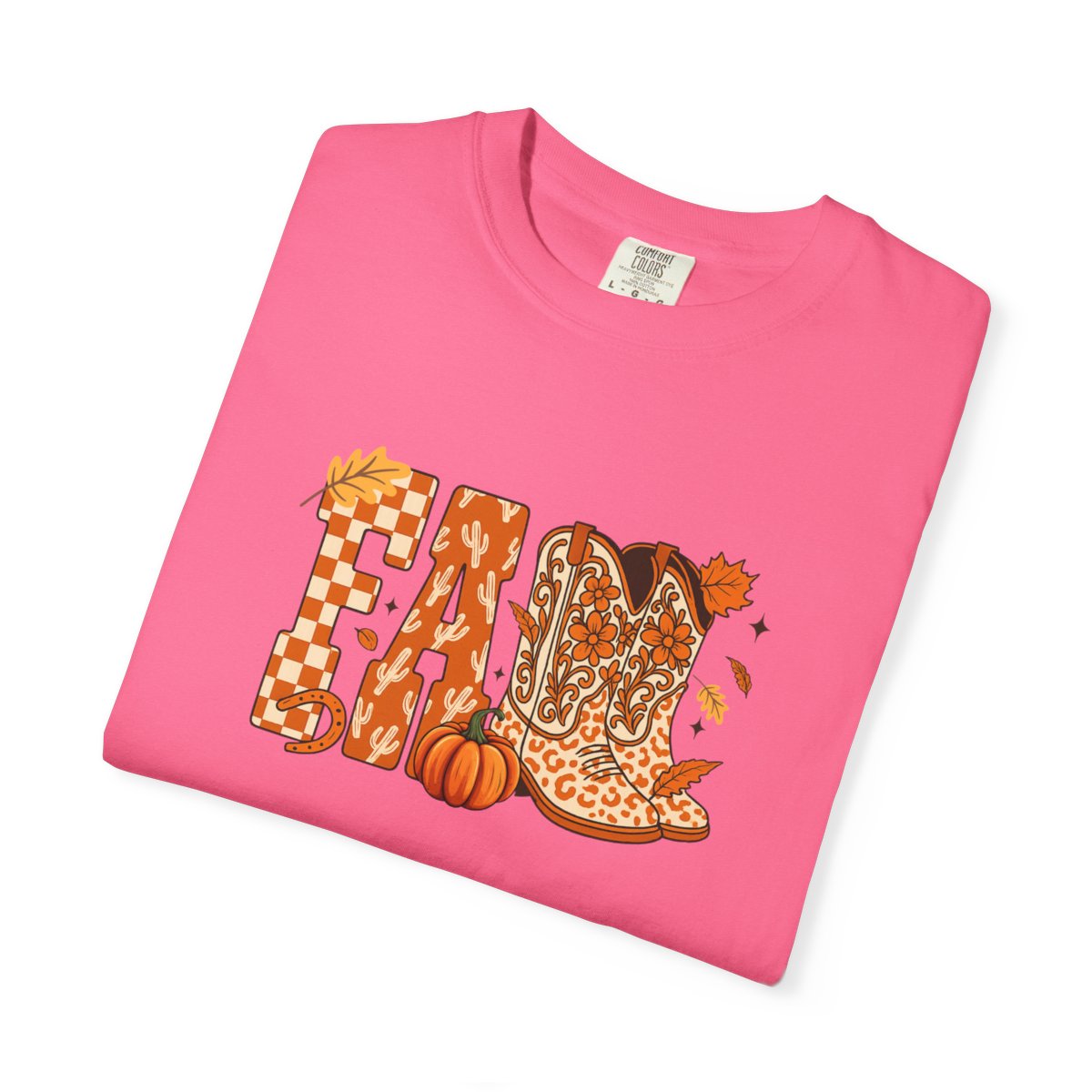 FALL Western Boots Graphic T-Shirt | Comfort Colors Tee