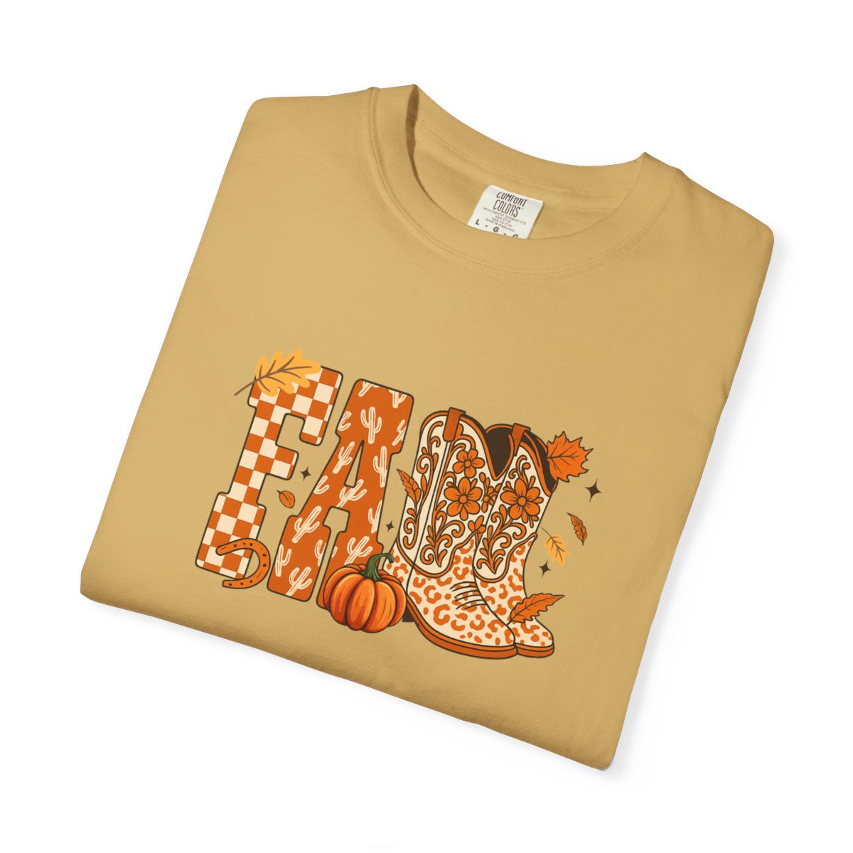 FALL Western Boots Graphic T-Shirt | Comfort Colors Tee
