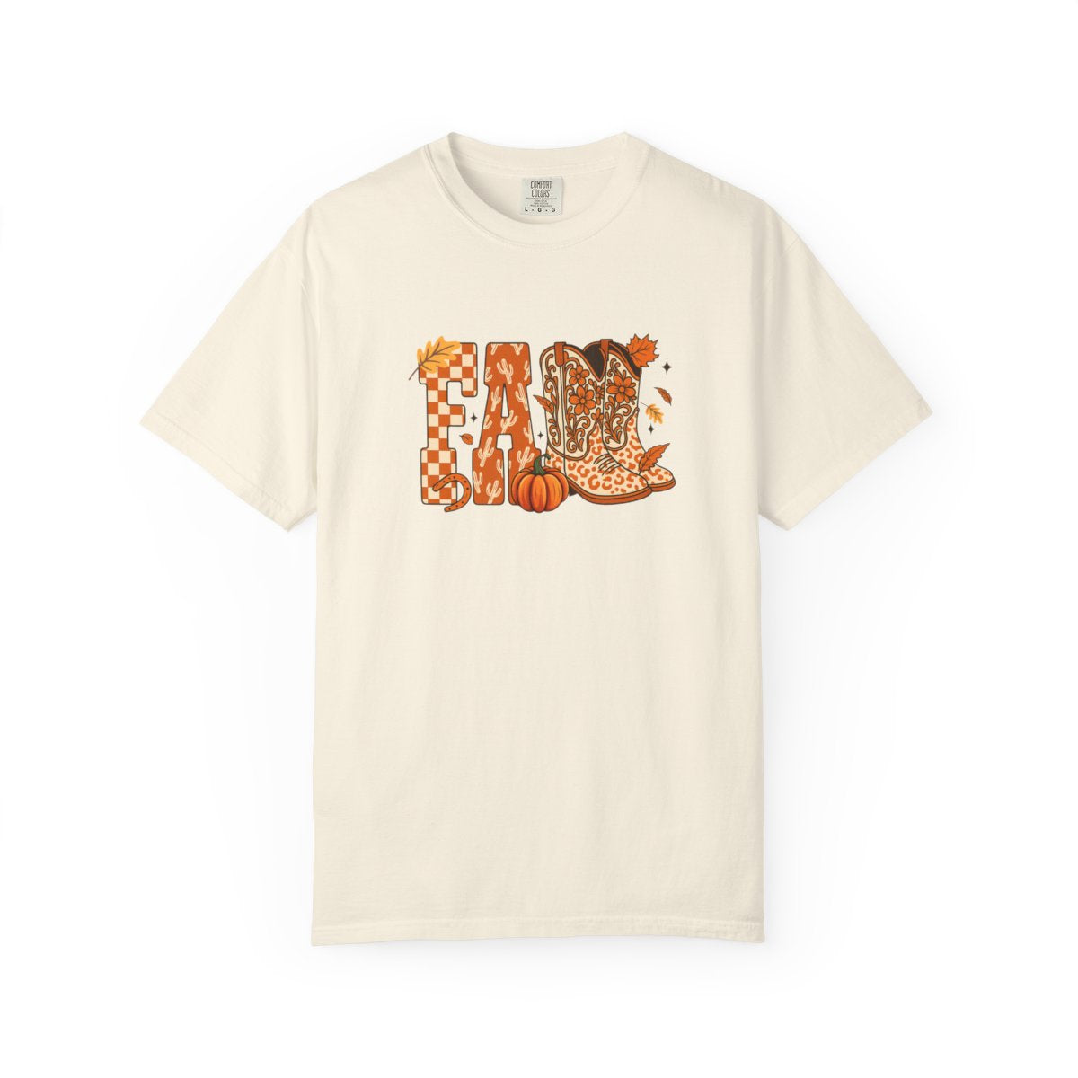 FALL Western Boots Graphic T-Shirt | Comfort Colors Tee