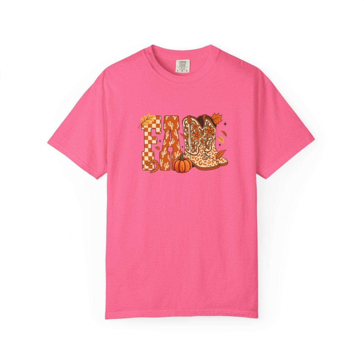 FALL Western Boots Graphic T-Shirt | Comfort Colors Tee