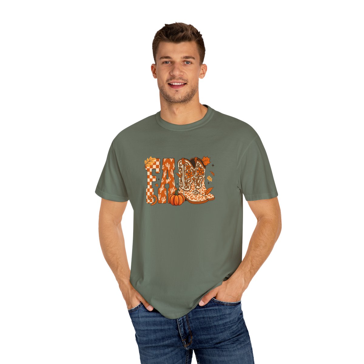 FALL Western Boots Graphic T-Shirt | Comfort Colors Tee