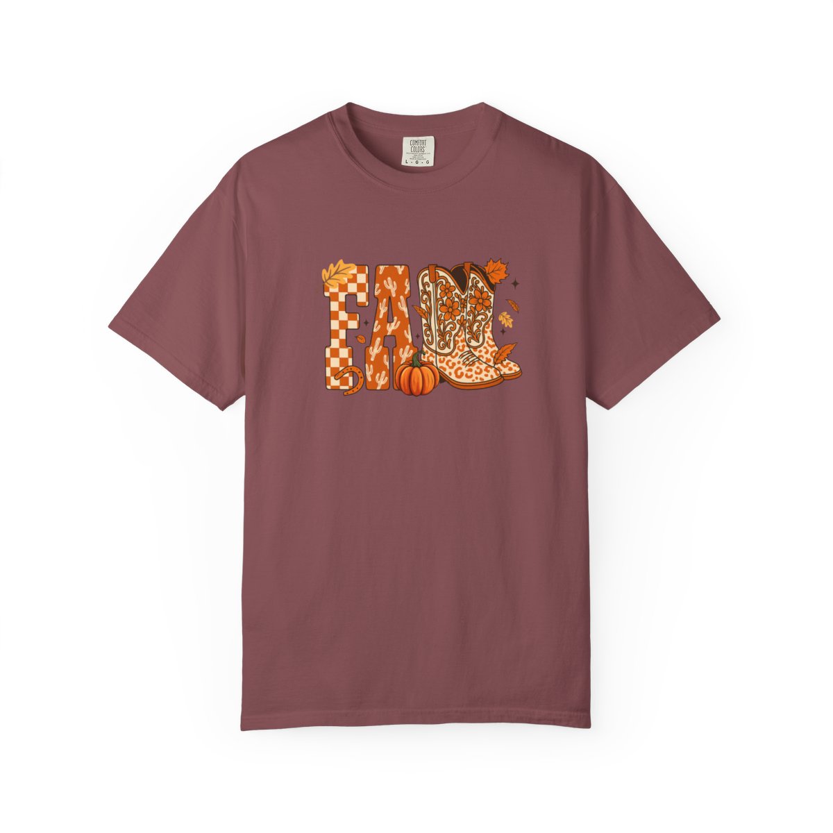FALL Western Boots Graphic T-Shirt | Comfort Colors Tee