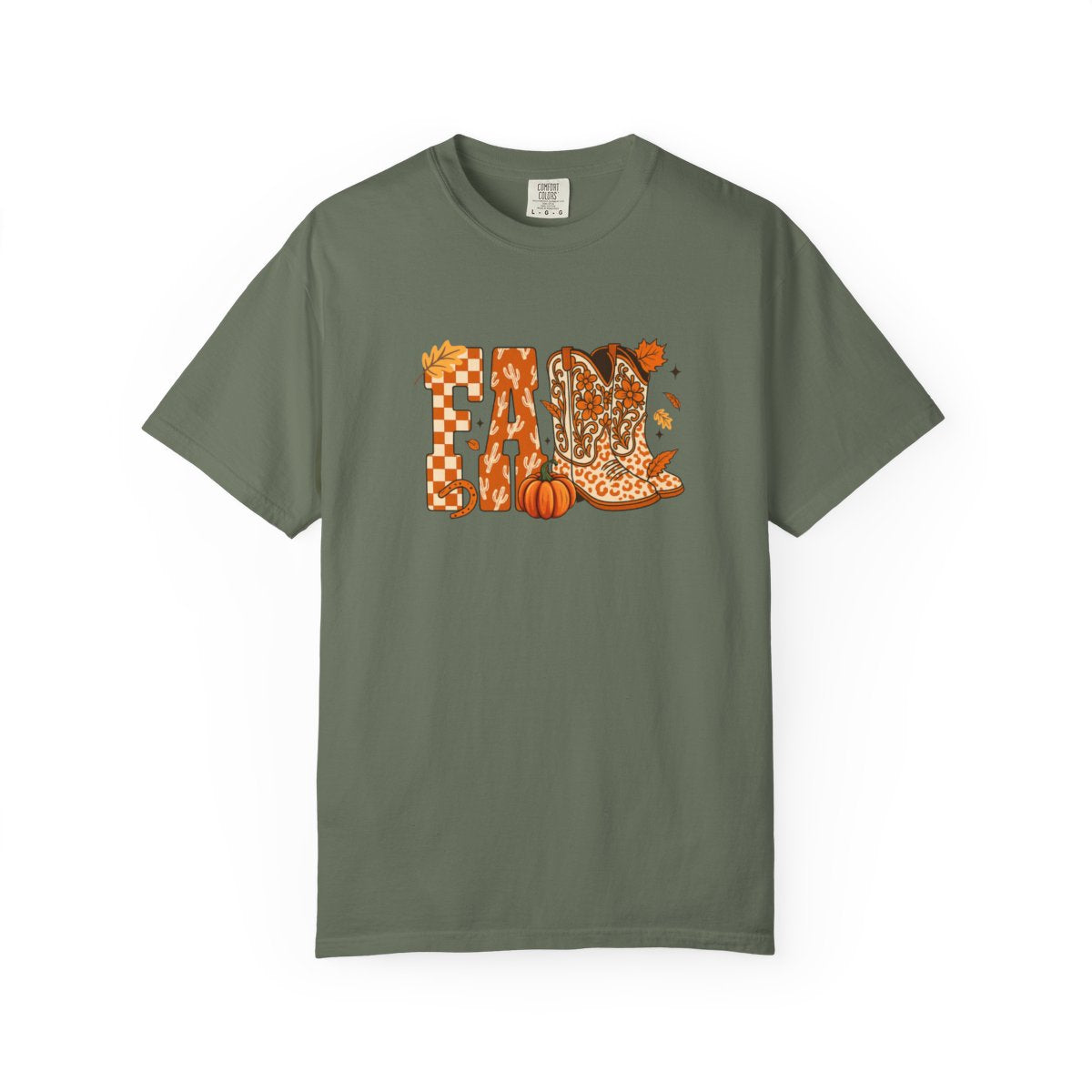 FALL Western Boots Graphic T-Shirt | Comfort Colors Tee
