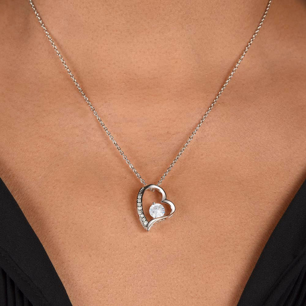 For Daughter from Mom & Dad- We love you Forever Necklace