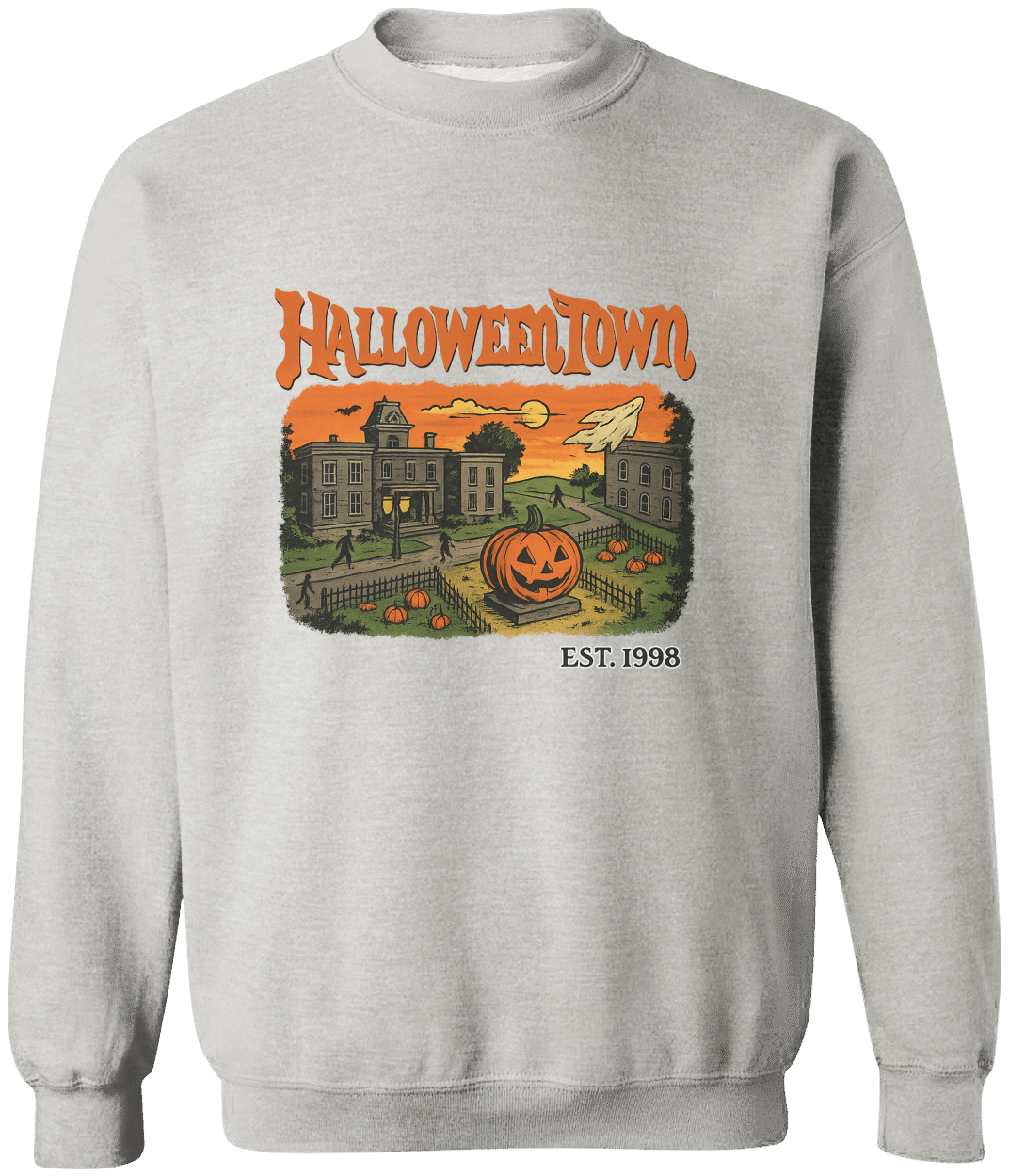HalloweenTown Crewneck Pullover Sweatshirt