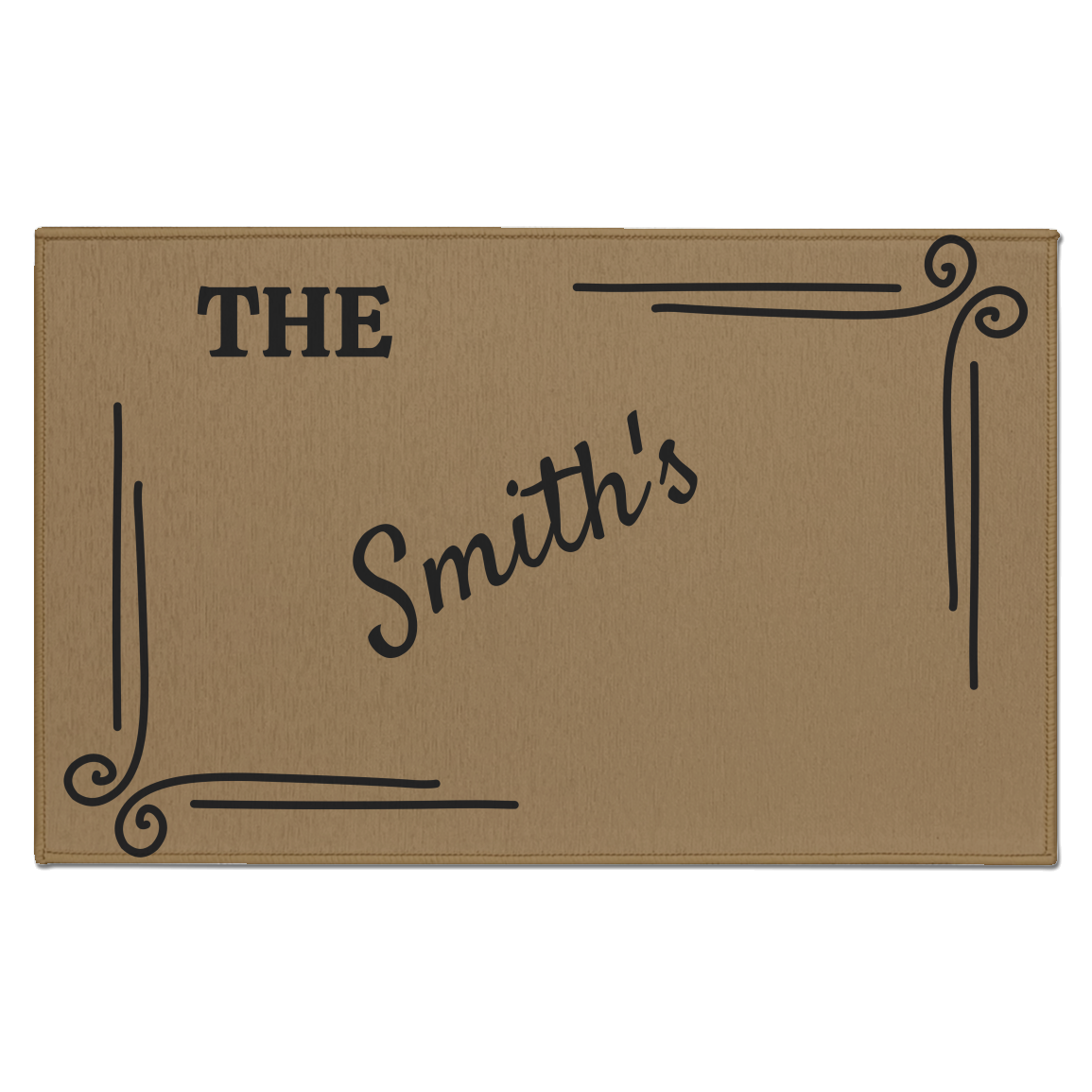 Personalized Indoor Door Mat – Custom Name Welcome Mat
