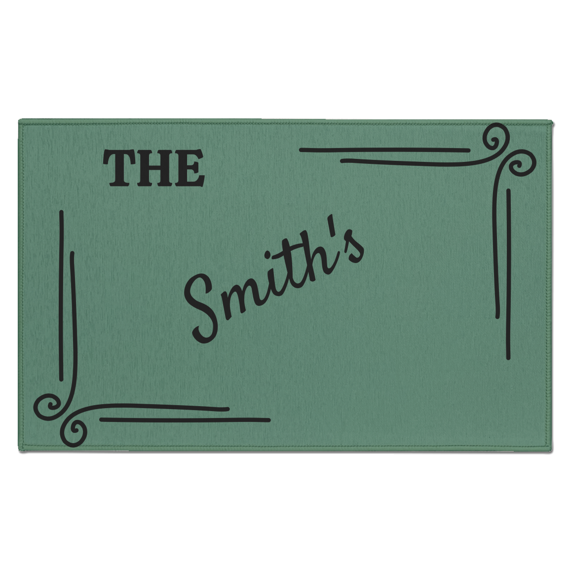 Personalized Indoor Door Mat – Custom Name Welcome Mat