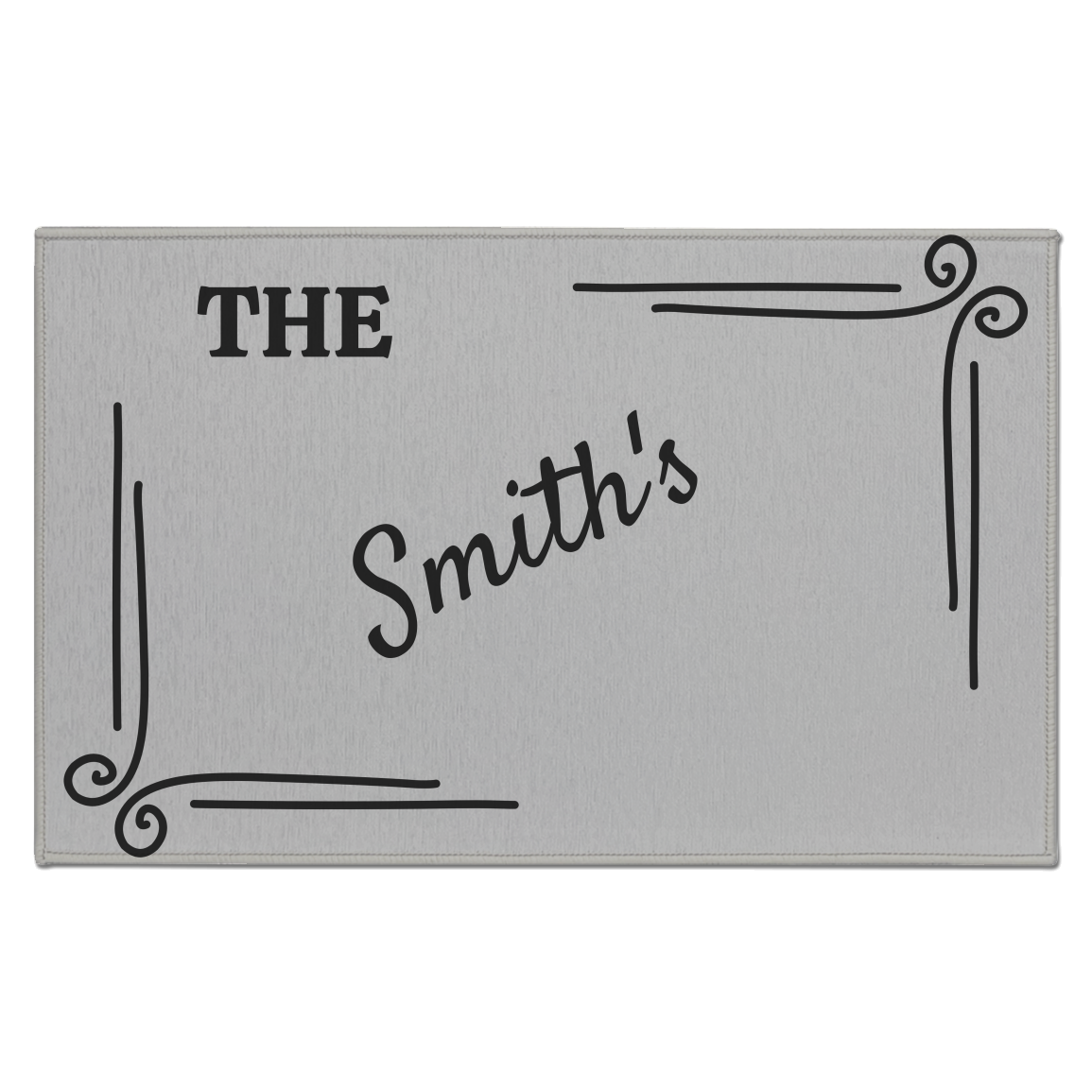 Personalized Indoor Door Mat – Custom Name Welcome Mat