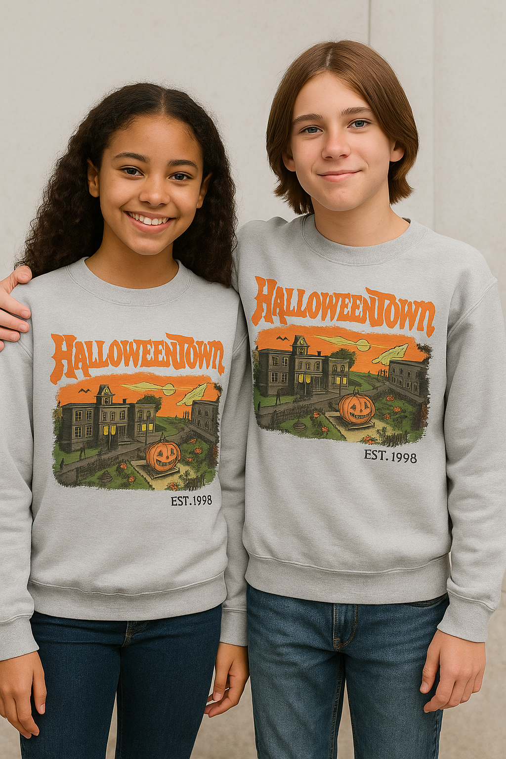 HalloweenTown Crewneck Pullover Sweatshirt