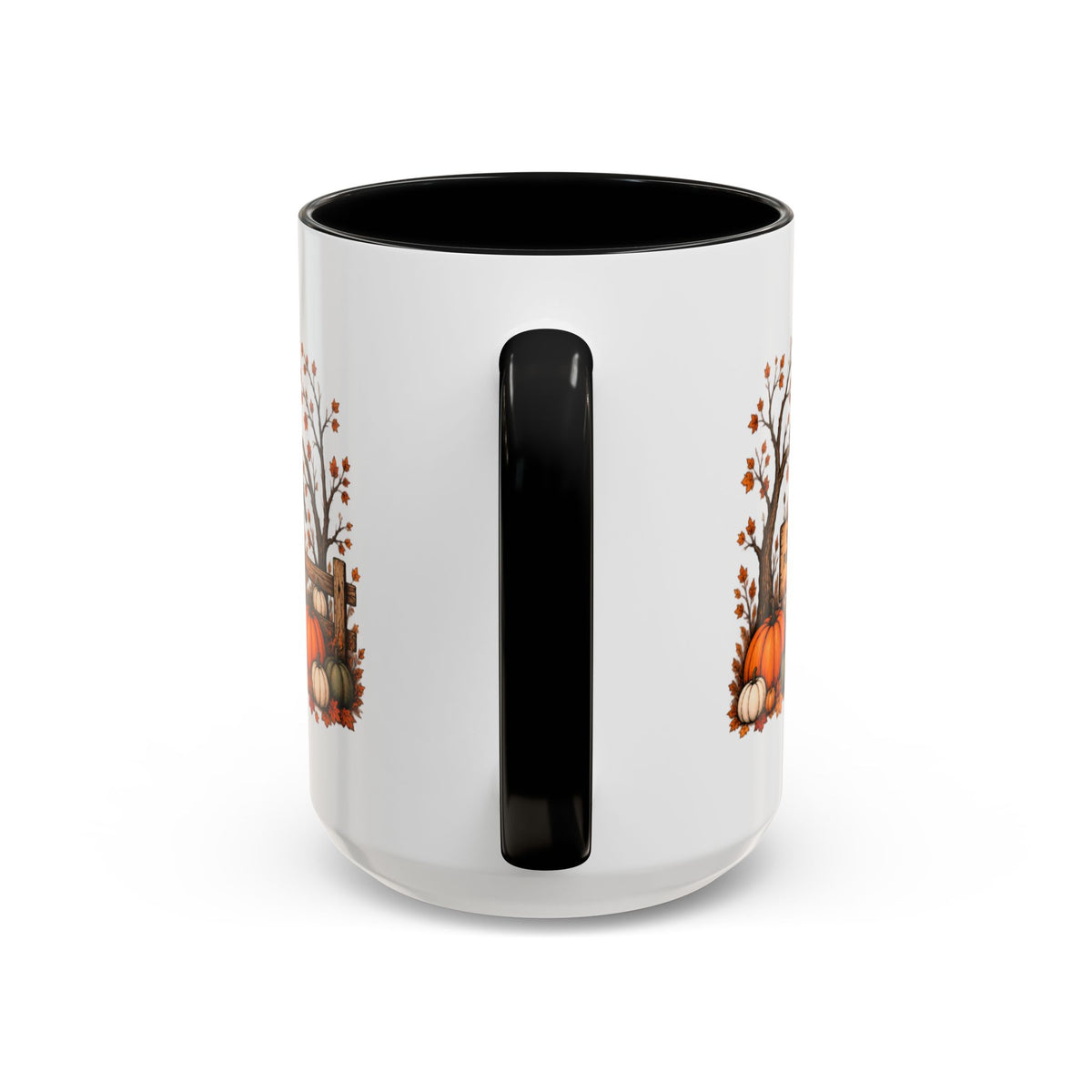 Vintage Ghost Pumpkin Patch Halloween Mug