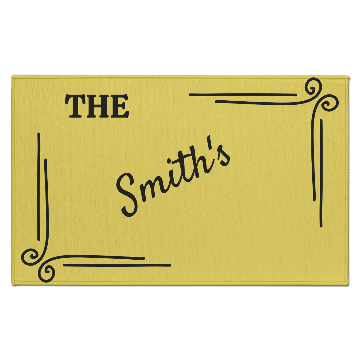 Personalized Indoor Door Mat – Custom Name Welcome Mat