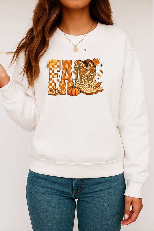 Western Boot Sweatshirt