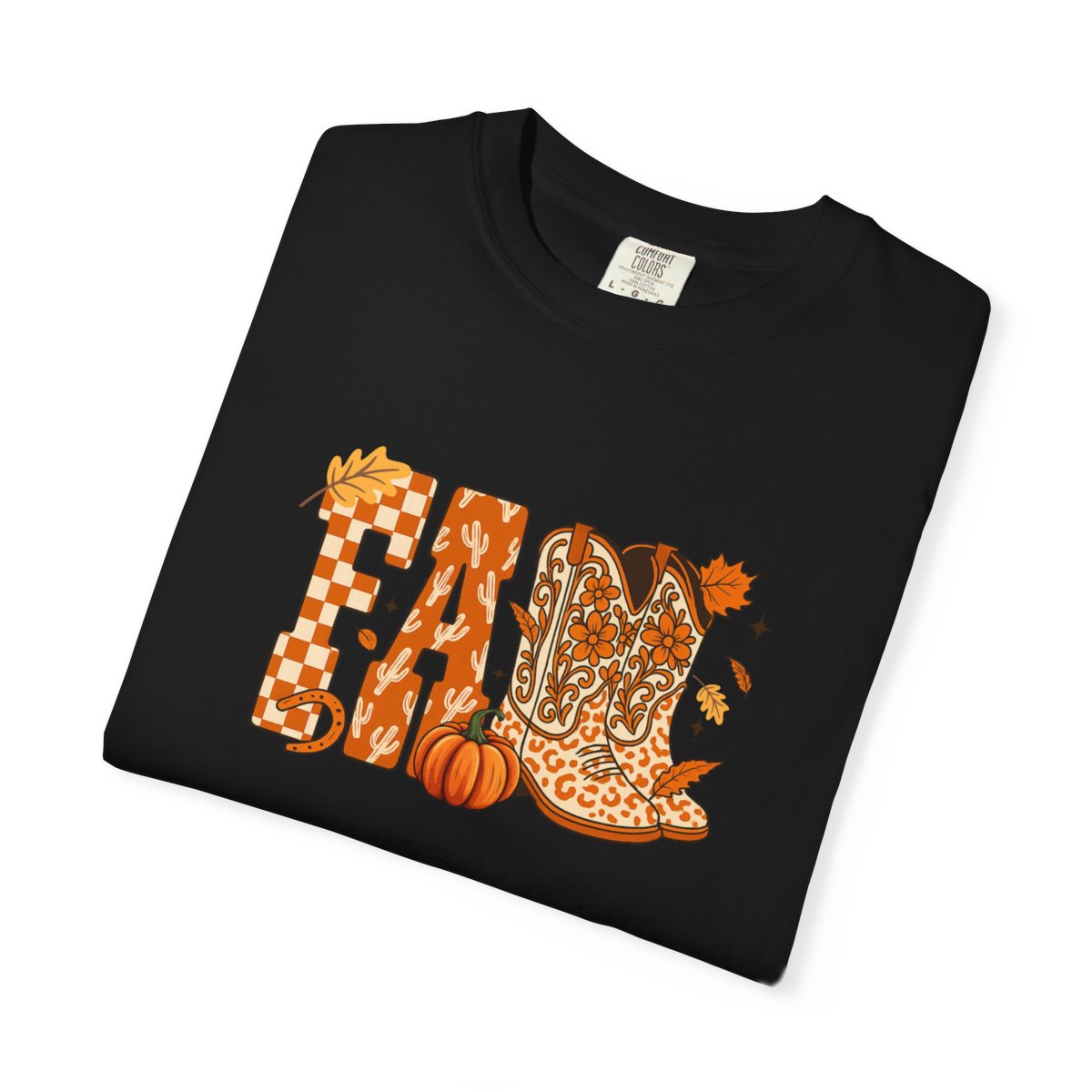FALL Western Boots Graphic T-Shirt | Comfort Colors Tee