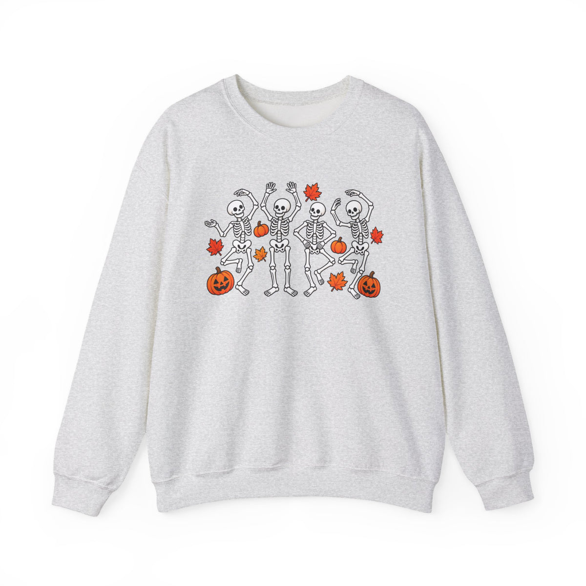 Dancing Skeletons Halloween Crewneck Sweatshirt