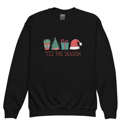 'Tis the Season Youth crewneck sweatshirt